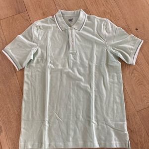 Men’s Lands End Polo (Light Greenish Blue)
